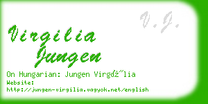 virgilia jungen business card